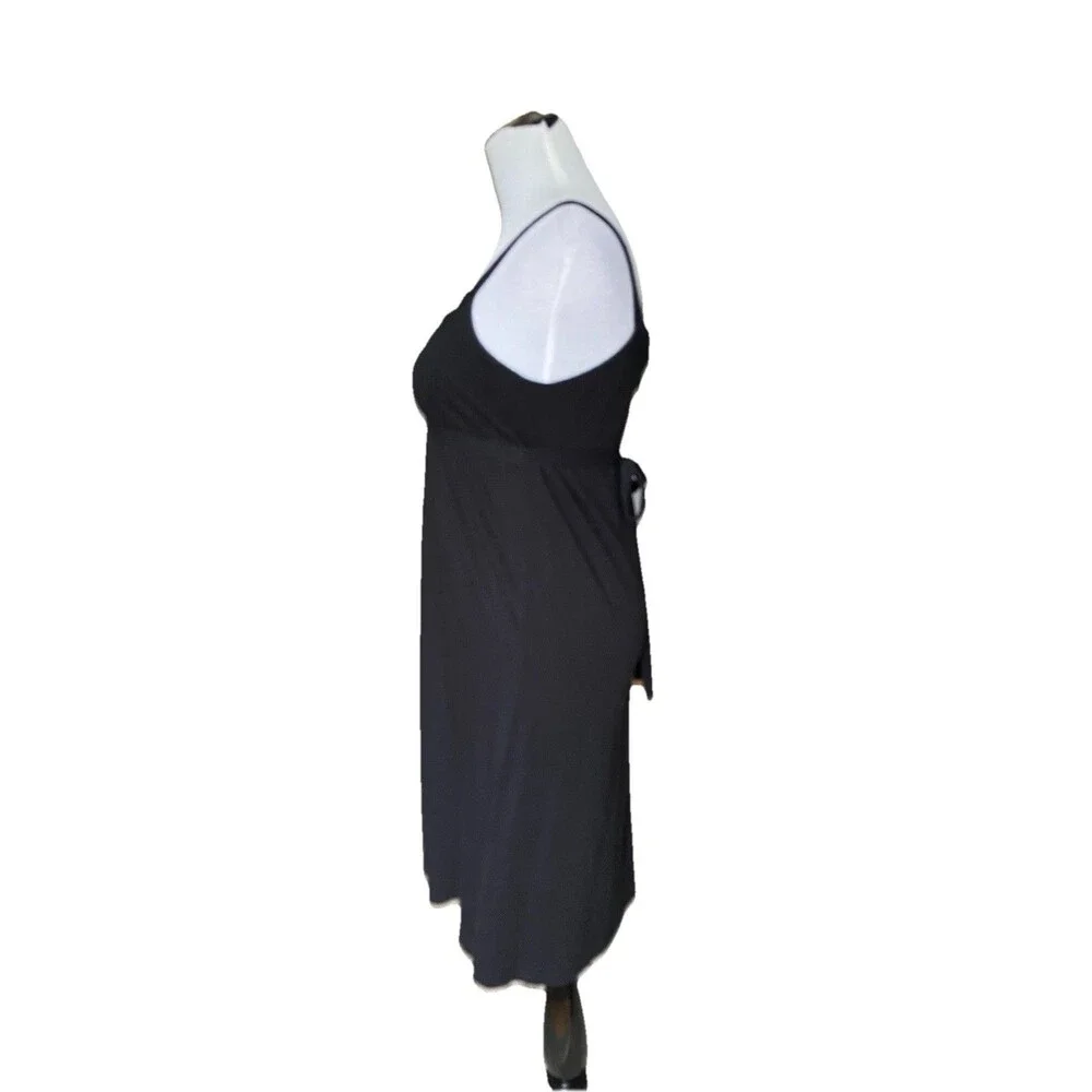 Y2K Mossimo Empire Waist Babydoll Dress Size M Black 2000s Vintage‎ Indie Sleaze - Picture 3 of 11